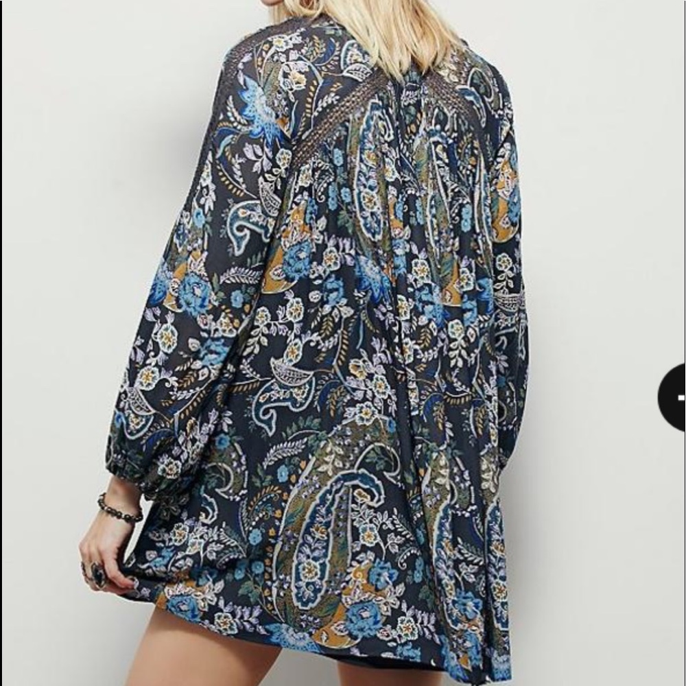 FREE PEOPLE:” Rain Or Shine” Tunic/Blouse NWOT